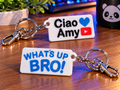 Ciao Amy Rectangle Keychain